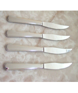 HTF SET OF 4 VILLEROY &amp; BOCH STEAK KNIVES CELESTE PATTERN  STAINLESS 18/10 - £17.58 GBP