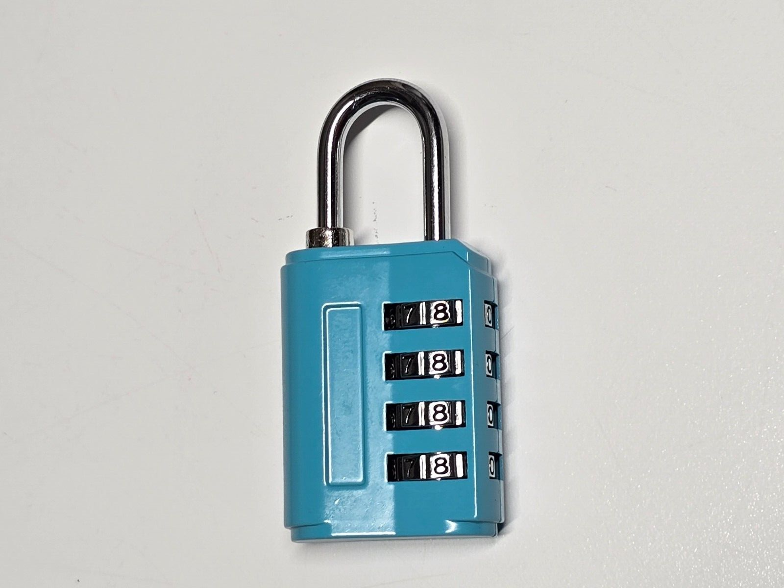 Blue 4  Digit Combination Suitcase Luggage Metal Code Password Lock Padlock - $6.00