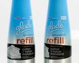 (2) Glade Expressions Refill Fragrance Mist Cotton &amp; Italian Mandarin Sc... - $17.81