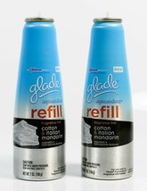 (2) Glade Expressions Refill Fragrance Mist Cotton &amp; Italian Mandarin Sc... - £14.27 GBP