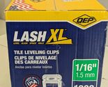 1000 Clips Lash XL Tile Leveling System for 1/16" 1.5mm Grout Install Fl... - $33.27