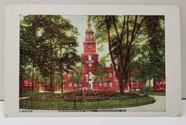 Philadelphia Pa Independence Hall Glitter Decorated UDB Postcard E6 - £5.55 GBP