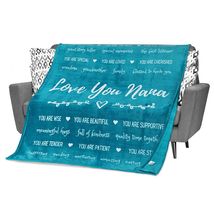FILO ESTILO Nana Blanket Gift 50x60 Teal Fleece – Mother's Day Birthday Love - $414.14 FILO ESTILO Nana Blanket Gift 50x60 Teal Fleece – Mother's Day Birthday Love - $414.14 MXN