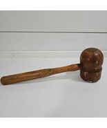 Vtg Wooden Mallet Old Ruatix Hammer Wood Scrolling Decorative - €17,31 EUR