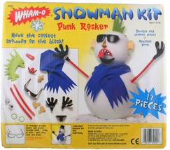 Holiday Christmas Winter Wham-O Build your own Punk Rocker Snowman Kit NEW - $4.73