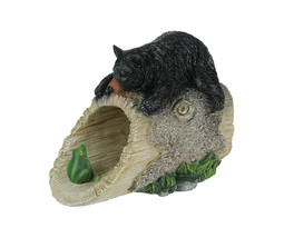 Scratch &amp; Dent Playful Black Bear and Frog Decorative Gutter Downspout E... - $39.59