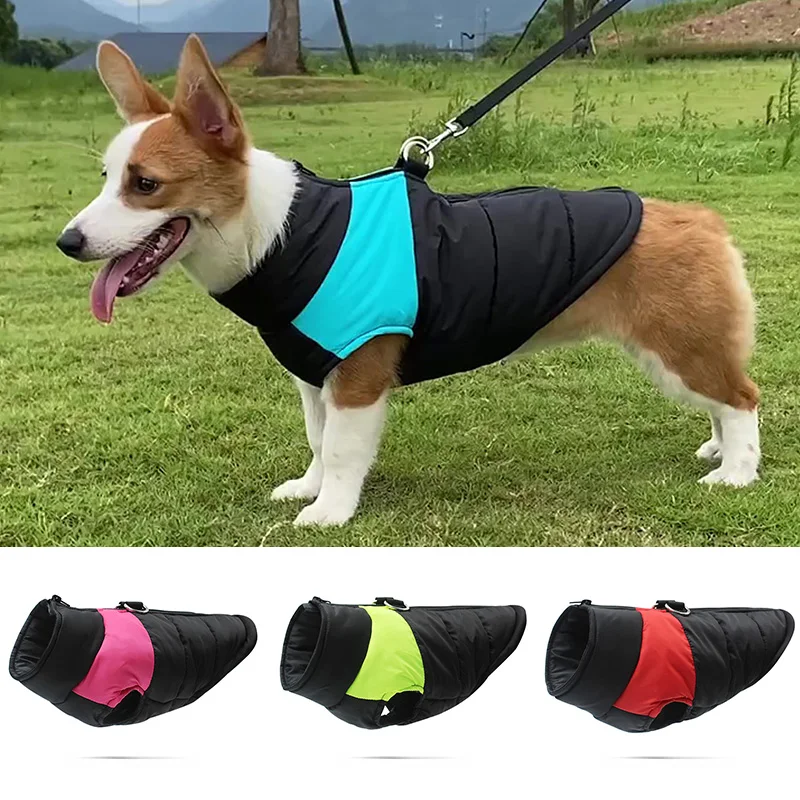 Sporting Winter Warm Dog Clothes Waterproof Outfit Vest Winter Windproof Pets Do - £25.57 GBP