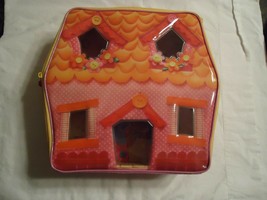 d40x Lalaloopsy Doll Carry Case Zip Up House Shape Empty No Dolls - $11.88