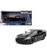 Letty&#39;s Dodge Viper SRT 10 Black &quot;Fast &amp; Furious&quot; Movie 1/24 Diecast Mod... - $1,721.18 MXN