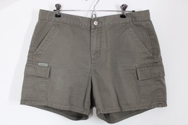 Vtg Y2K Calvin Klein Jeans Olive Green 12 Cotton Twill Shorts - £19.45 GBP
