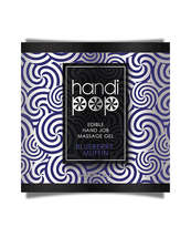 Handipop Hand Job Massage Gel Single Use Packet - 6 ml Blueberry Muffin - $46.97