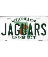 Jaguars Florida State Background Metal License Plate Tag (Jaguars) - £11.95 GBP
