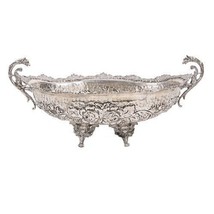 Antique 800 Silver Footed Dish With Handles - £1,246.38 GBP
