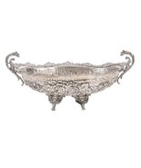 ANTIQUE 800 SILVER FOOTED DISH WITH HANDLES - $29,636.26 MXN