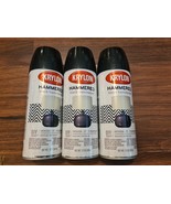 Lot Of 3 Krylon Hammered Black Spray Paint Indoor Outdoor 12 Oz Each DIY - $553.94 MXN