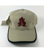Lot of 9 Arizona State Sun Devils Strapback Hat Tan Black Red ASU L/XL - £38.78 GBP