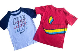 Lot Of 2 Nike Boys Shirts Size 5 GREAT CONDITION (Lot 44) - $18.81