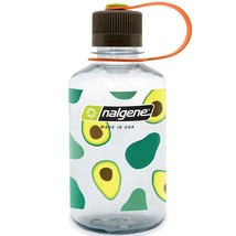 Nalgene Sustain 16oz Narrow Mouth Bottle (Avocado) Recycled Reusable Clear - £12.26 GBP
