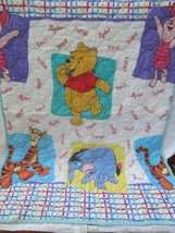 Winnie the Pooh Baby Toddler Blanket Quilt Comforter Collectibles Vintag... - £39.87 GBP