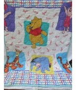 Winnie the Pooh Baby Toddler Blanket Quilt Comforter Collectibles Vintag... - £39.84 GBP