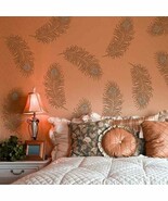 Peacock Feather Grande Wall Art Stencil - Size: Medium - Better than Dec... - $23.00
