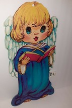 Vintage Adorable Christmas Angel Choir Girl Wings DieCut Paper NEW 70s A... - £8.70 GBP