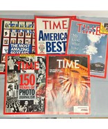 Lot of 5 Time Magazine Special Editions from 80&#39;s Earthquake American Best - £52.89 GBP