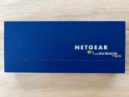 Netgear 6-Port 10/100 Dual Speed Ethernet Hub w/ Uplink Button - Model DS106 - £19.73 GBP
