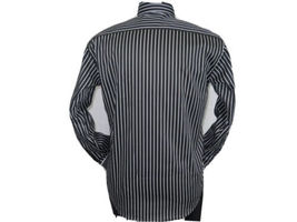 Men Shirt J.Valintin Turkey-Usa 100% Egyption Cotton Axxess Style 1594-14 Black image 11