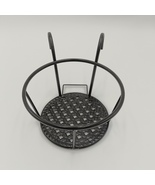 I.C.ELAINE Holders for flowers and plants Circular black metal plant hol... - $323.48 MXN