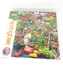 Springbok Garden Delights 1000 Piece Jigsaw Puzzle 24&quot; x 30&quot; - $12.86