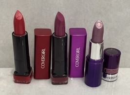 3 Covergirl Lipstick 300 Garnet Flame 335 Tantalize 230 Amazing Petal - $23.76