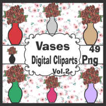 Vases Digital Cliparts Vol.2 - $93.95 MXN