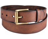 Sun + Stone Men&#39;s Faux-Leather Belt Tan- Large 38-40 - $14.99