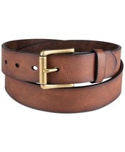 Sun + Stone Men&#39;s Faux-Leather Belt Tan- Large 38-40 - £11.71 GBP