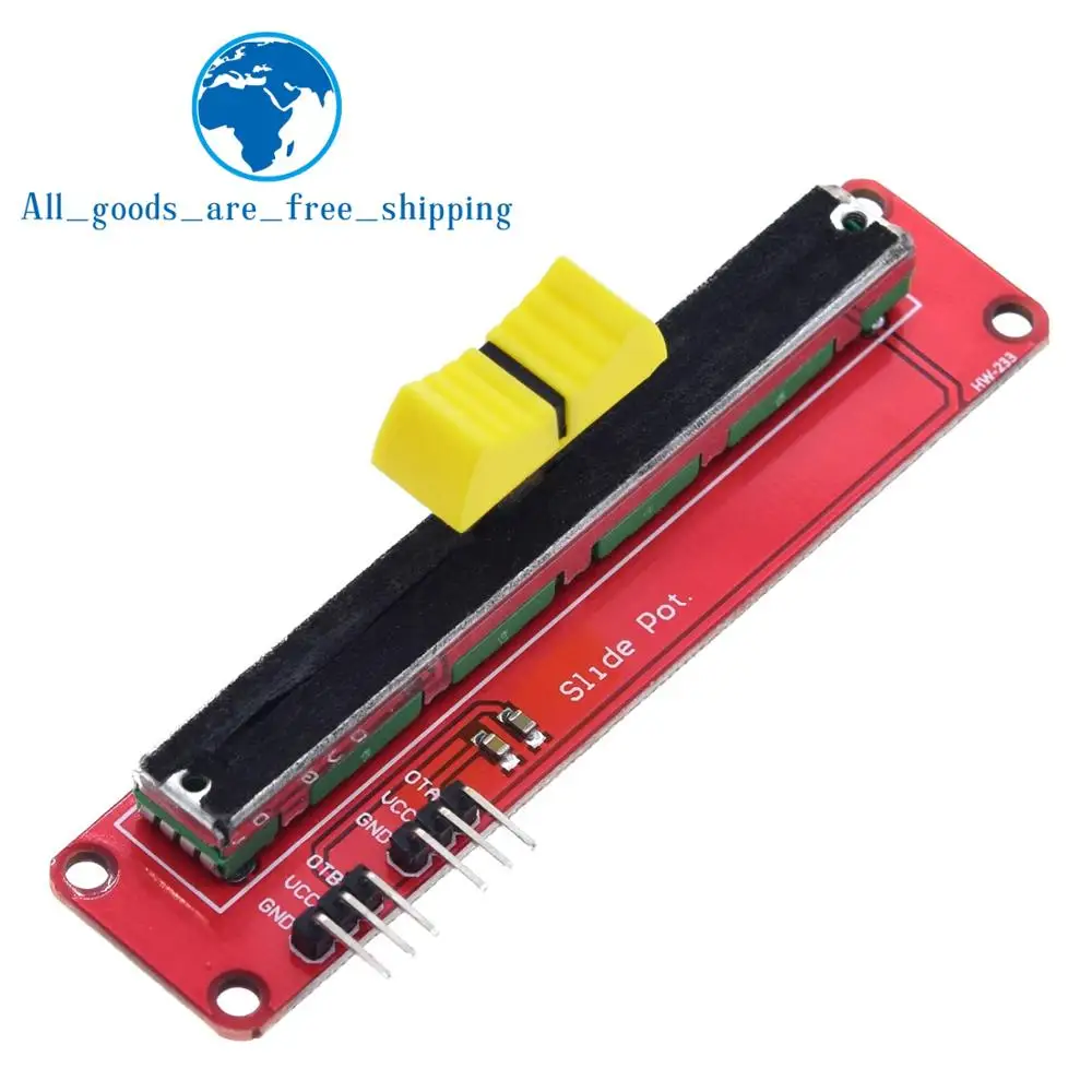 TZT Slide Potentiometer 10K Linear Module Dual Output for Arduino AVR Electronic - £6.79 GBP