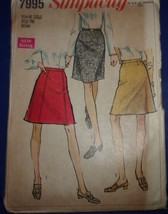 Simplicity Misses’ Set Of Skirts Size 25 ½ #7995 - $3.99