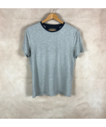 Men&#39;s BANANA REPUBLIC Gray/Blue 100% Cotton Luxury Short Sleeve T-Shirt ... - £11.04 GBP