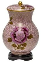 Medium 40 Cubic Inches Dusty Rose Cremation Urn for Ashes - $290.25