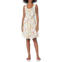 ROBBIE BEE Women&#39;s Ruffle Front Chiffon Sleeveless Dress Size 16 - $27.93