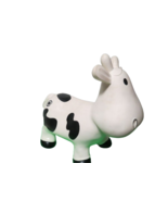 Howdy Trumpette Cow Kids Inflatable Rubber Cow Black White 21.5&quot;L - £15.81 GBP
