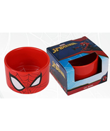 NEW Marvel Spiderman Ceramic Pet Dog Bowl 3.5 cups (28 oz.) capacity red... - $12.50