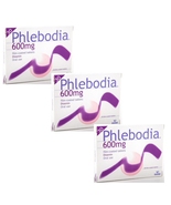 3 PACK Phlebodia 600 Mg, 30Tab Heavy Legs, Venous Insufficiency, Hemorrh... - £58.84 GBP