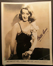 Bette Davis: (The Bride Came C.O.D) Original 1941 Autograph Publicity Photo - £467.24 GBP