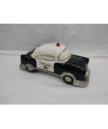 1995 Vintage Ceramic Police Car Figurine 4.5&quot; - £14.08 GBP