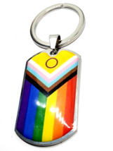 Pride Keyring Progress Pride Symbole LGBTQIA Emblématique Gay Pride Acier... - £10.74 GBP