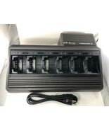 Motorola 6 Bay Radio Charger NTN1177D Rapid Mobile Battery Charging Stat... - $54.95