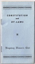 Toronto Kingsway Women&#39;s Club Constitution &amp; By-Laws - £2.34 GBP