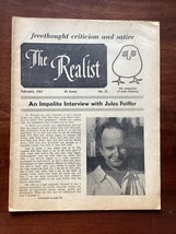 The Realist #23 - February 1961 - Paul Krassner - Biting Satire &amp; Cynical Humor - £7.02 GBP
