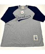 Babe Ruth New York Yankees Jersey Mens XXL 2X Cooperstown Mirage Shirt N... - $79.46